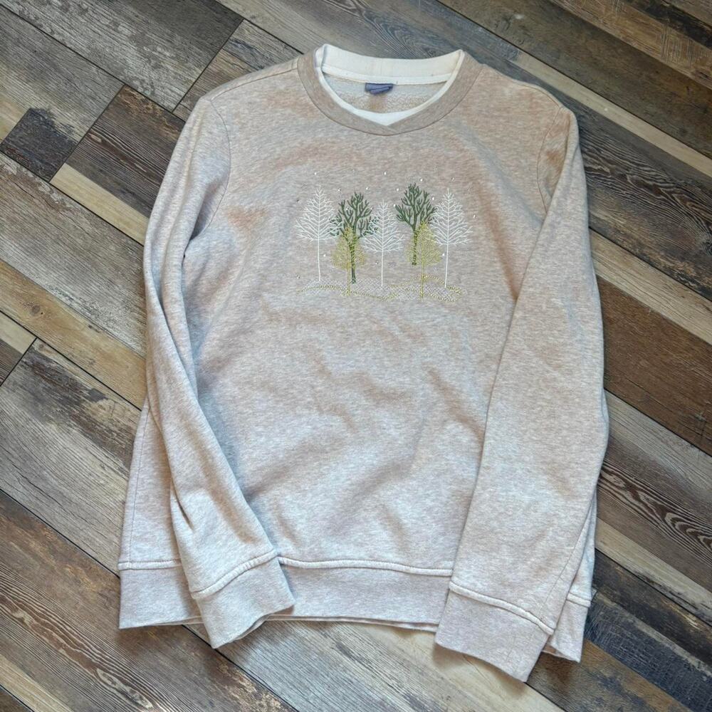 Laura scott vintage grandma sweater| Vintage Henley | Granny